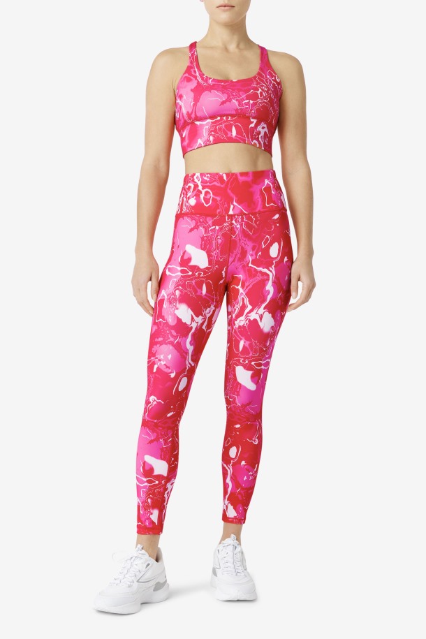 Queue Outlets Forza Elegant 7/8 Leggins Marmol Rosa