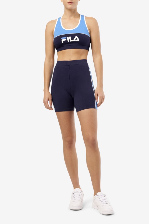 Kairi Bra Top Fila Outlets Azul Francés