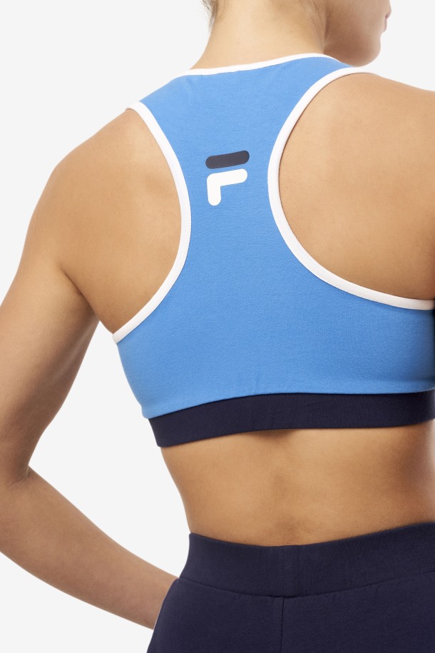 Kairi Bra Top Fila Outlets Azul Francés