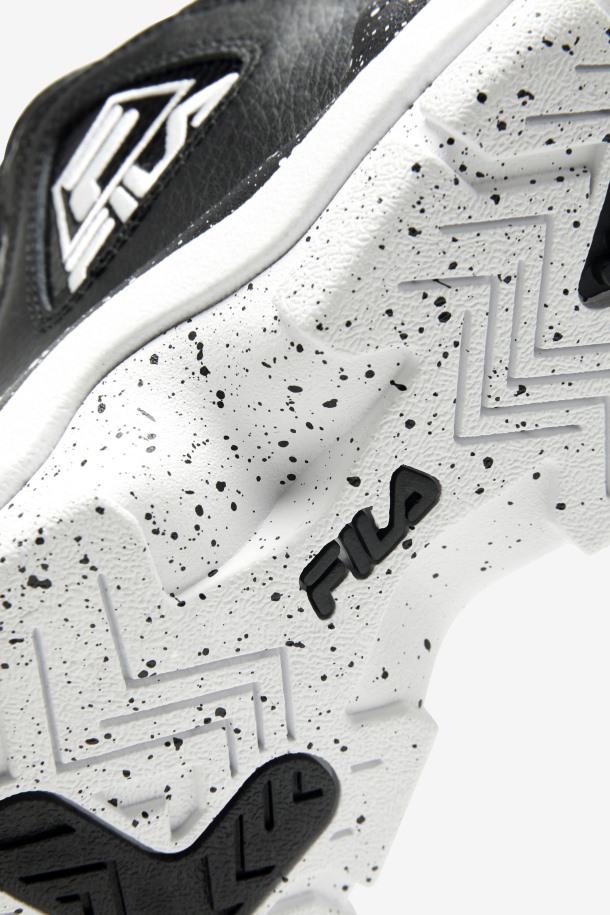 Negro/blanco Fila Outlets Niños Pequeños Grant Hill 2