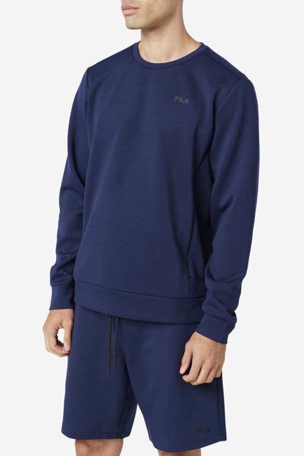 Azul Marino/negro Fila Outlets Emry Crew
