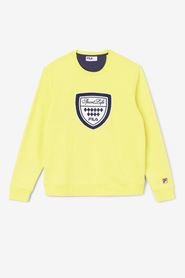 Kush Crew Fila Outlets Amarillo/azul Marino/gardenia