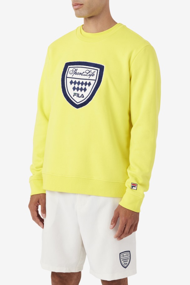 Kush Crew Fila Outlets Amarillo/azul Marino/gardenia