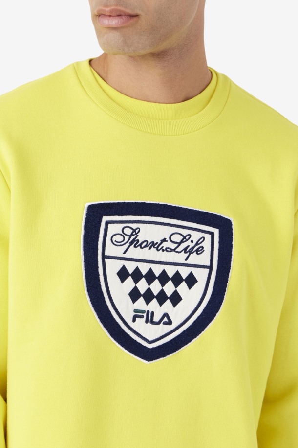 Kush Crew Fila Outlets Amarillo/azul Marino/gardenia
