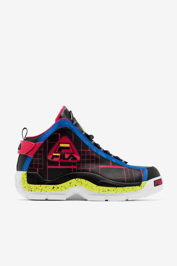 Fila Grant Hill 2 Para Hombre Negro/azul/rojo