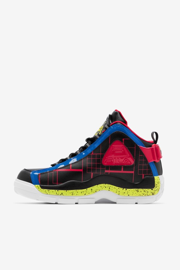 Fila Grant Hill 2 Para Hombre Negro/azul/rojo