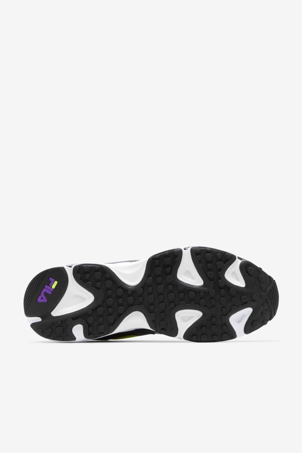 Negro/blanco/morado Fila Outlets Hombre Ray Tracer Apex