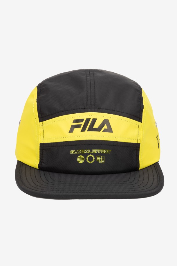 Gorra Camper 5 Paneles Fila Outlets Lime Punch/black