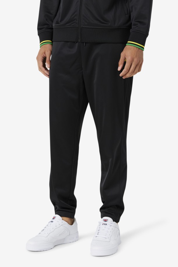 Outlet De Fila De Pantalones Jamaica Negro/blanco