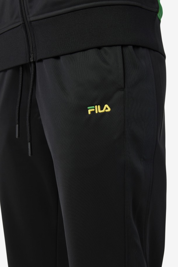 Outlet De Fila De Pantalones Jamaica Negro/blanco