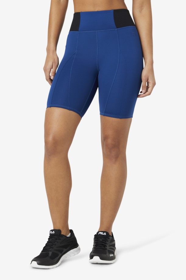 Navy Peony Fila Outlets Forza 8\" Texture Bike Short