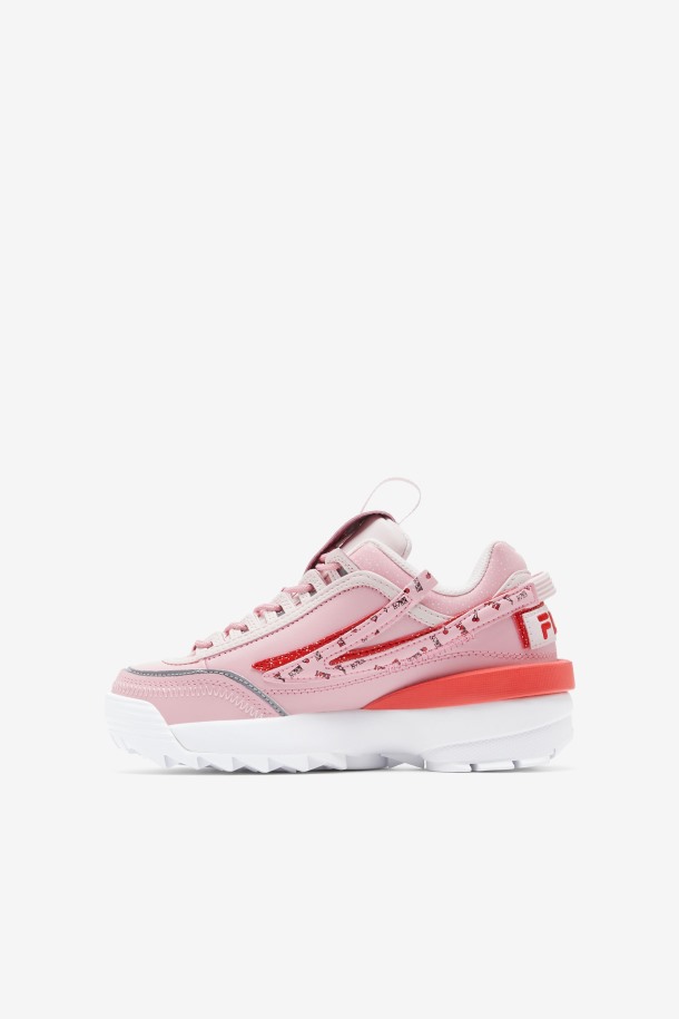 Fila Outlets Rosa/coral Blush/blanco Niños Grandes Disruptor 2 Exp