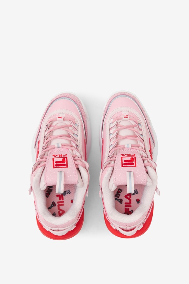 Fila Outlets Rosa/coral Blush/blanco Niños Grandes Disruptor 2 Exp