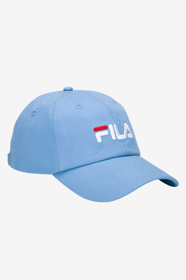 Gorra De Beisbol Con Logo Bordado Fila Outlets Azul Aciano