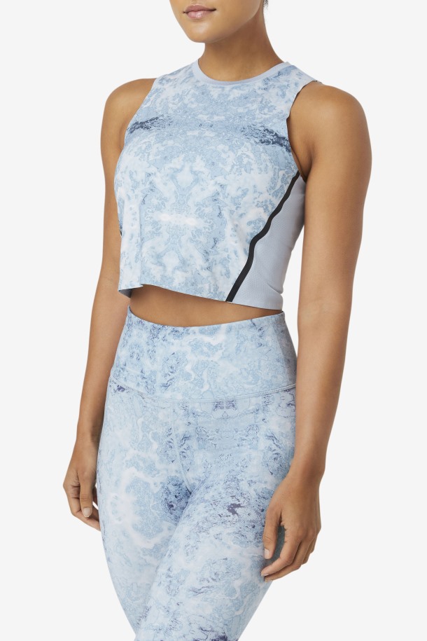 Top Deportivo Uplift Azul Niebla/negro Fila Outlet