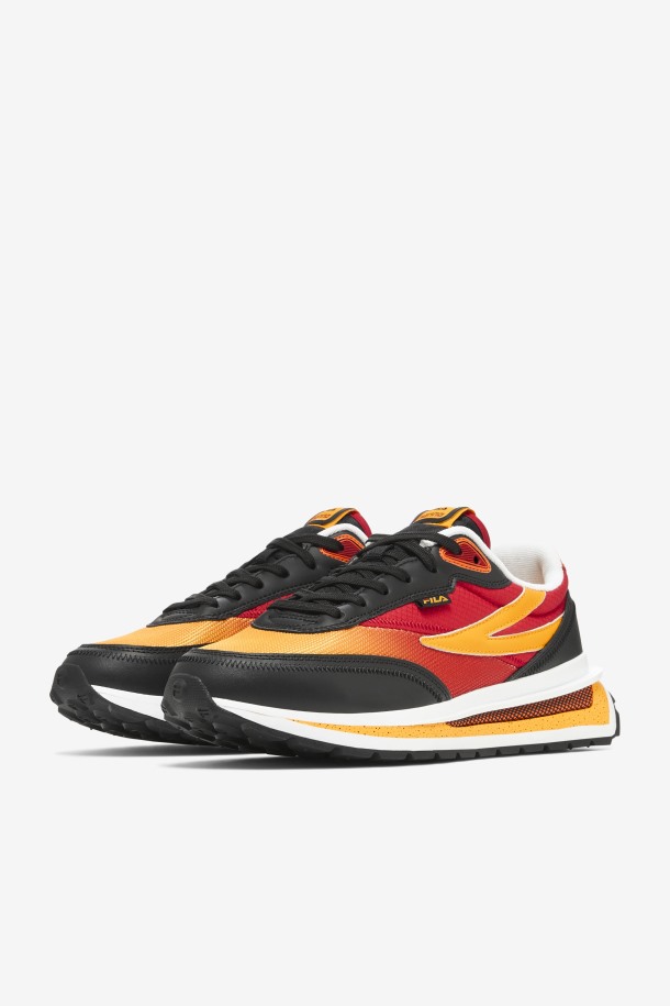 Fila Outlets Hombre Renno Negro/rojo/dorado