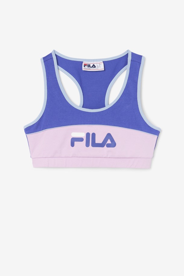 Sujetador Kairi Top Fila Outlet Azul/orquídea/azul/blanco