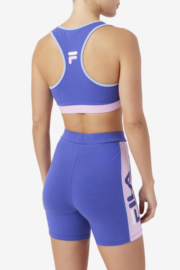 Sujetador Kairi Top Fila Outlet Azul/orquídea/azul/blanco