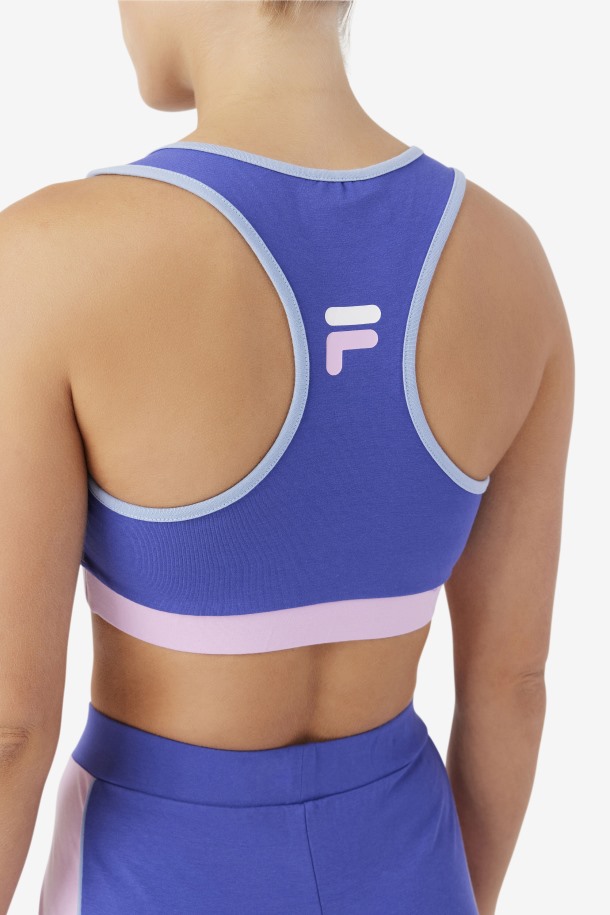 Sujetador Kairi Top Fila Outlet Azul/orquídea/azul/blanco
