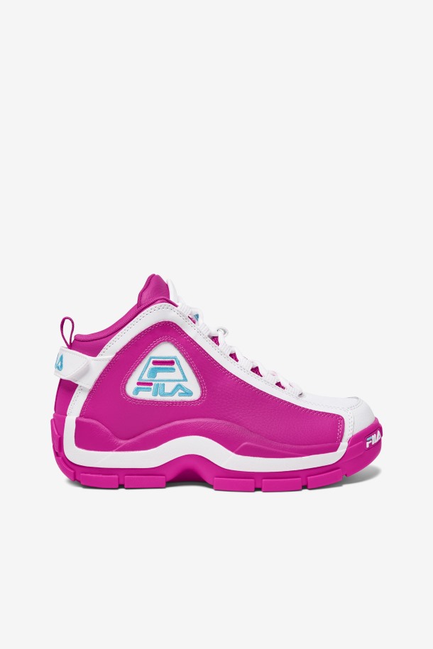 Fila Outlets Mujer Grant Hill 2 Rosa Glo/blanco/azul Pescado