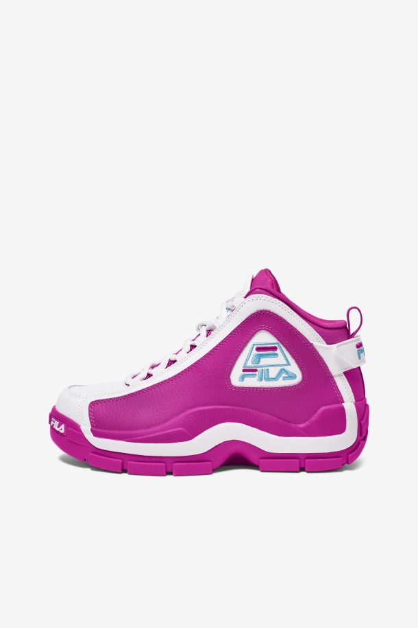 Fila Outlets Mujer Grant Hill 2 Rosa Glo/blanco/azul Pescado