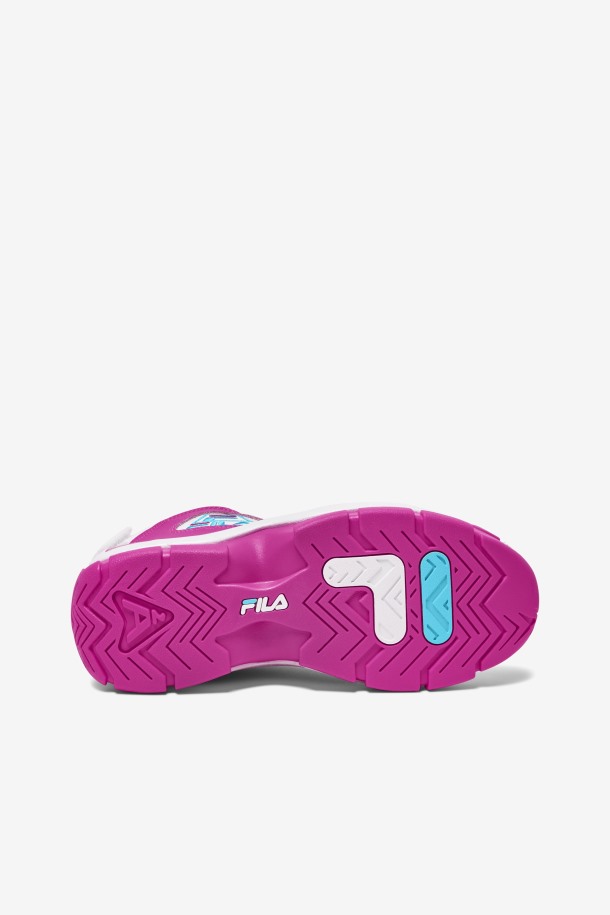 Fila Outlets Mujer Grant Hill 2 Rosa Glo/blanco/azul Pescado