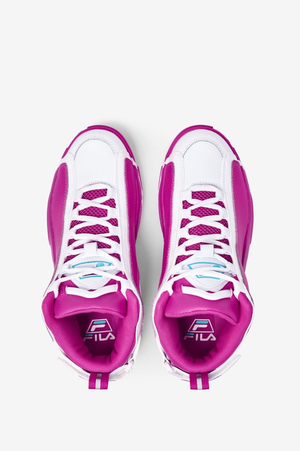 Fila Outlets Mujer Grant Hill 2 Rosa Glo/blanco/azul Pescado