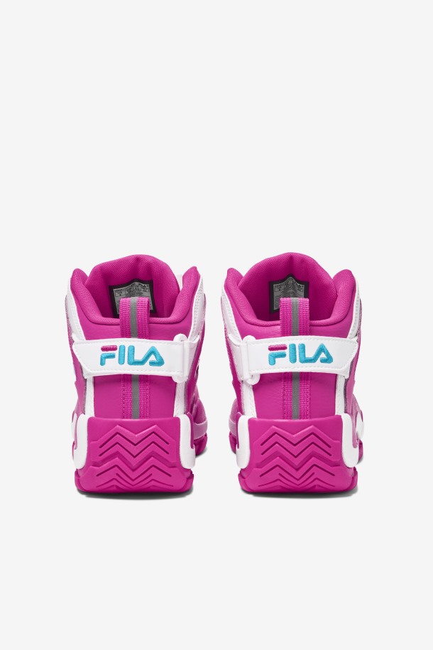 Fila Outlets Mujer Grant Hill 2 Rosa Glo/blanco/azul Pescado
