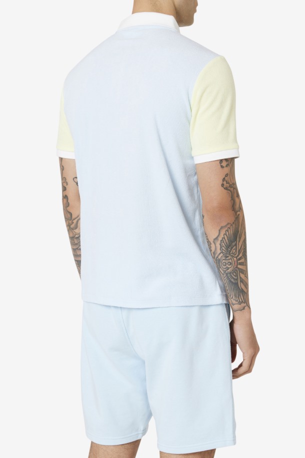 Fila Outlets Gramme Polo Azul/amarillo Tierno/malvavisco