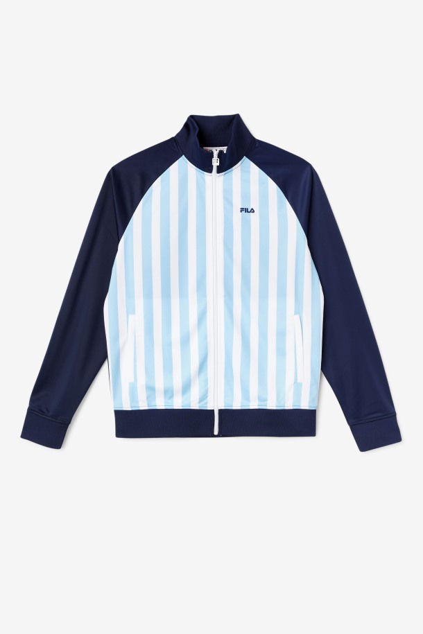 Chaqueta Deportiva Argentina Azul Marino/blanco/mar Báltico Fila Outlet