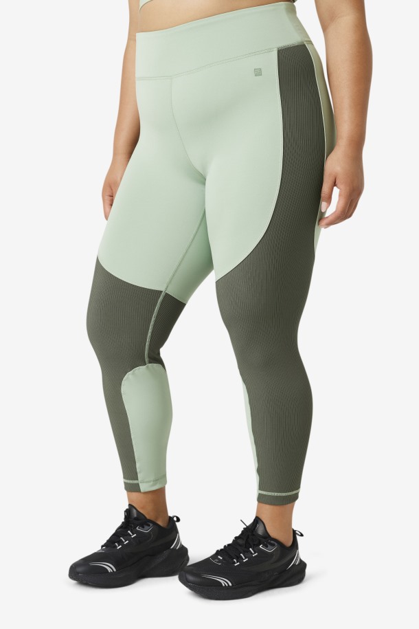 Albahaca/tomillo Fila Outlets Forza Leggins Largos Texturizados