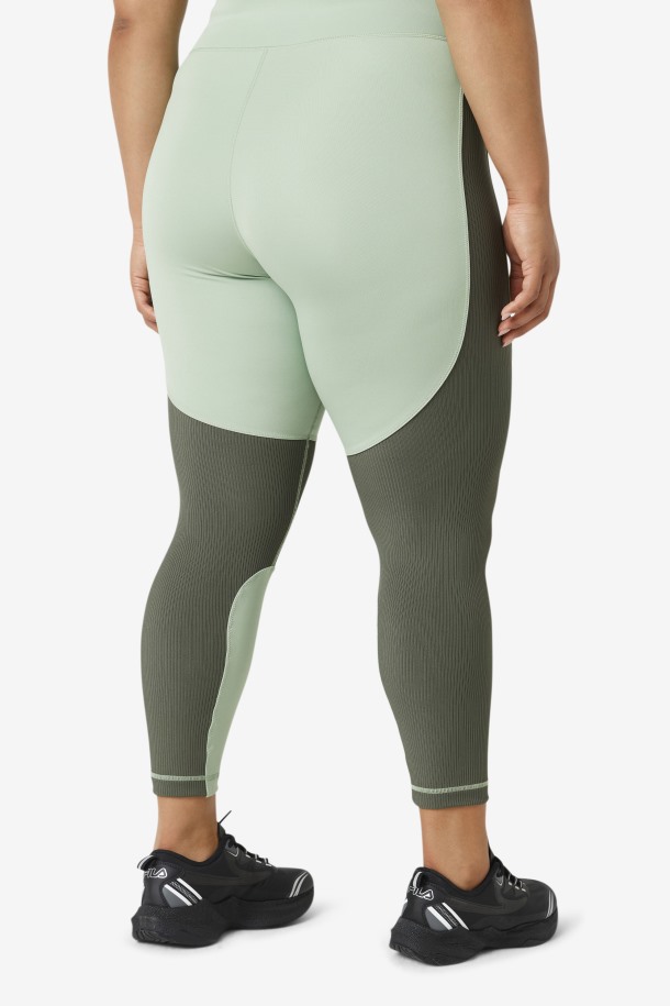 Albahaca/tomillo Fila Outlets Forza Leggins Largos Texturizados