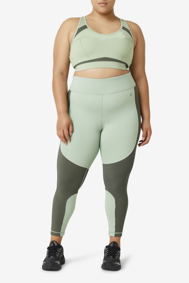 Albahaca/tomillo Fila Outlets Forza Leggins Largos Texturizados