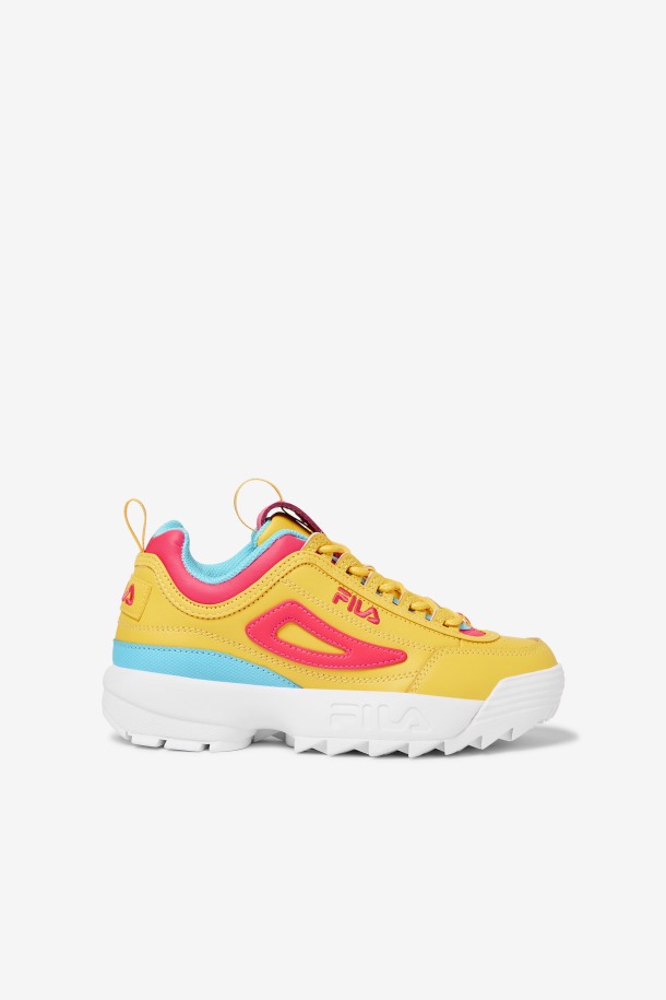 Fila Outlet Niños Grandes Disruptor 2 Premium Lemon/diva Pink/bluefish