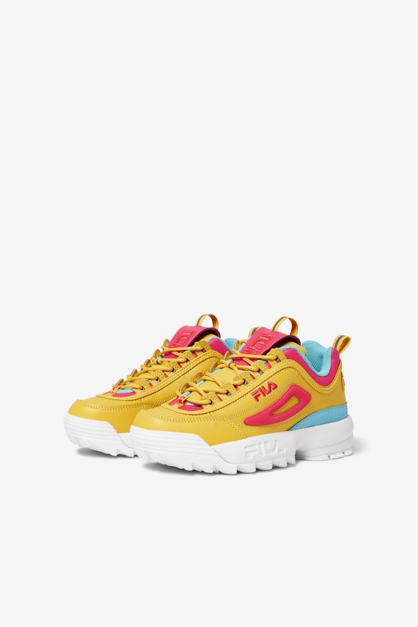Fila Outlet Niños Grandes Disruptor 2 Premium Lemon/diva Pink/bluefish