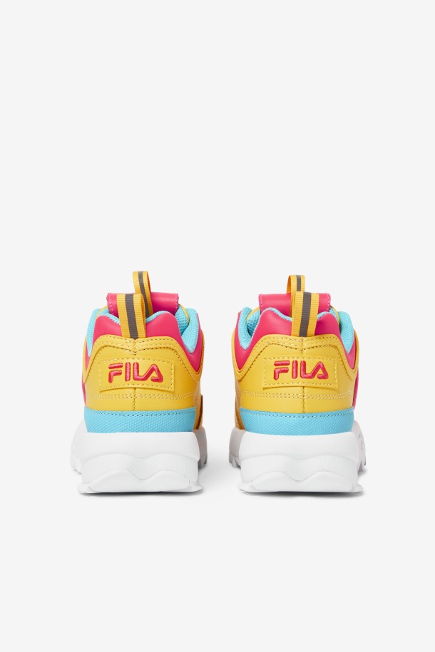 Fila Outlet Niños Grandes Disruptor 2 Premium Lemon/diva Pink/bluefish