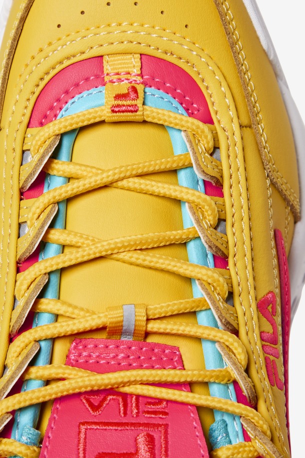 Fila Outlet Niños Grandes Disruptor 2 Premium Lemon/diva Pink/bluefish