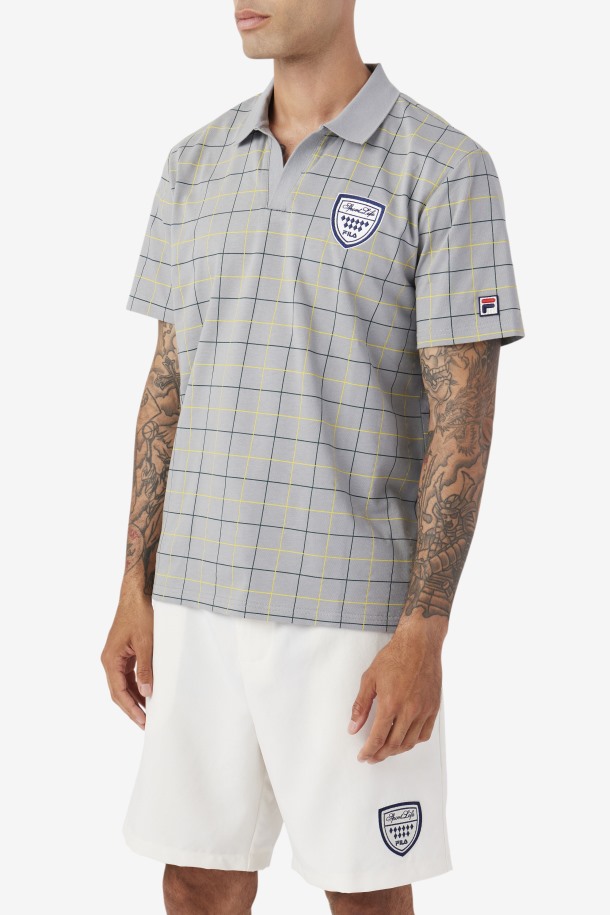 Fila Outlets Monumento/amarillo/junio Bug Mand Polo
