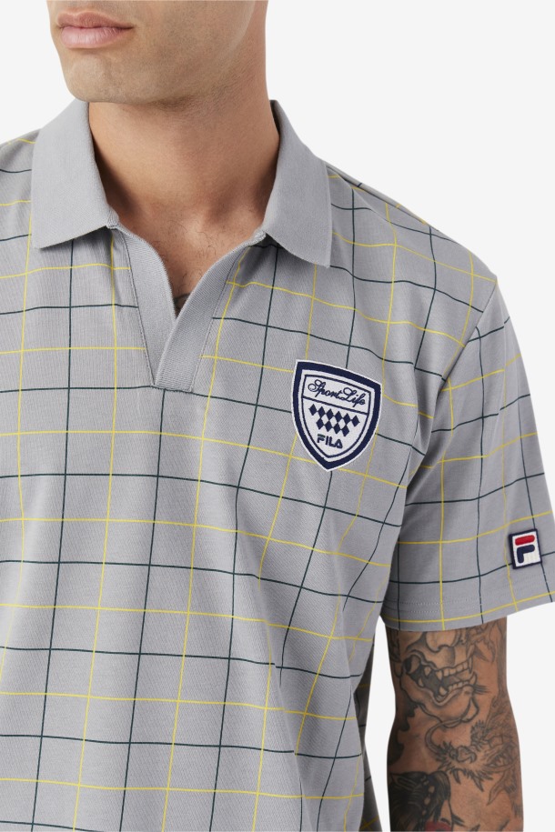 Fila Outlets Monumento/amarillo/junio Bug Mand Polo