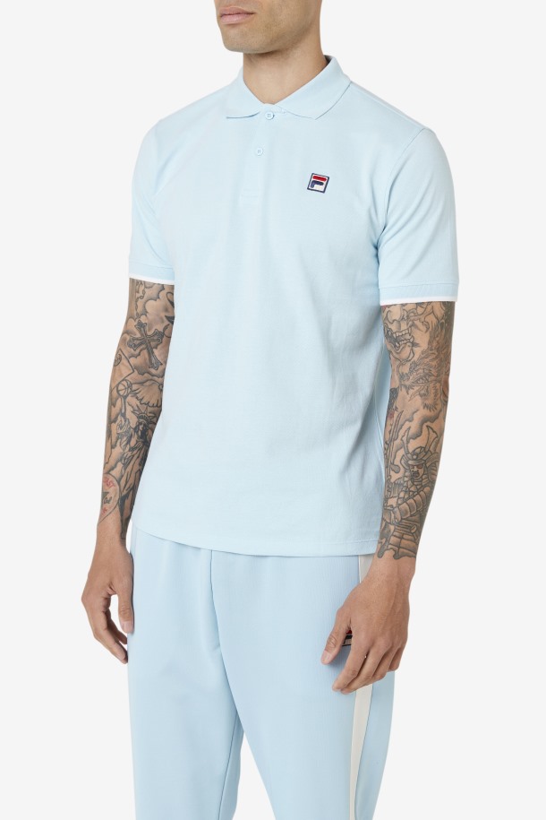Fila Outlets Custom Polo Azul
