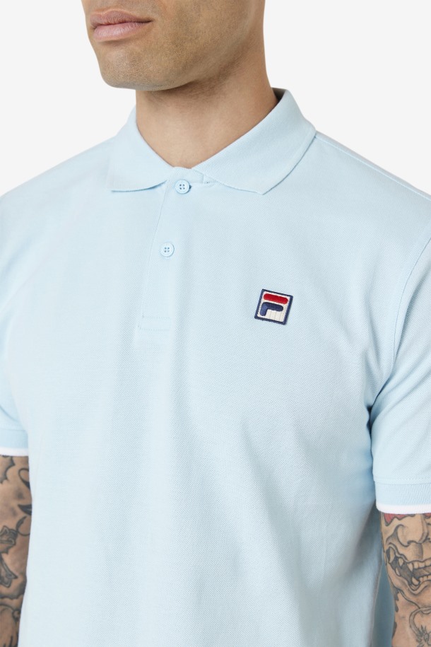 Fila Outlets Custom Polo Azul