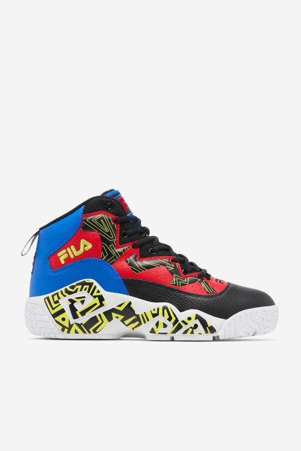 Fila Outlets Hombre Mb Negro/azul/rojo