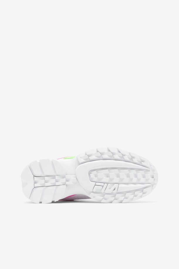 Blanco/rosa/verde Fila Outlet Mujer Disruptor 2 Premium