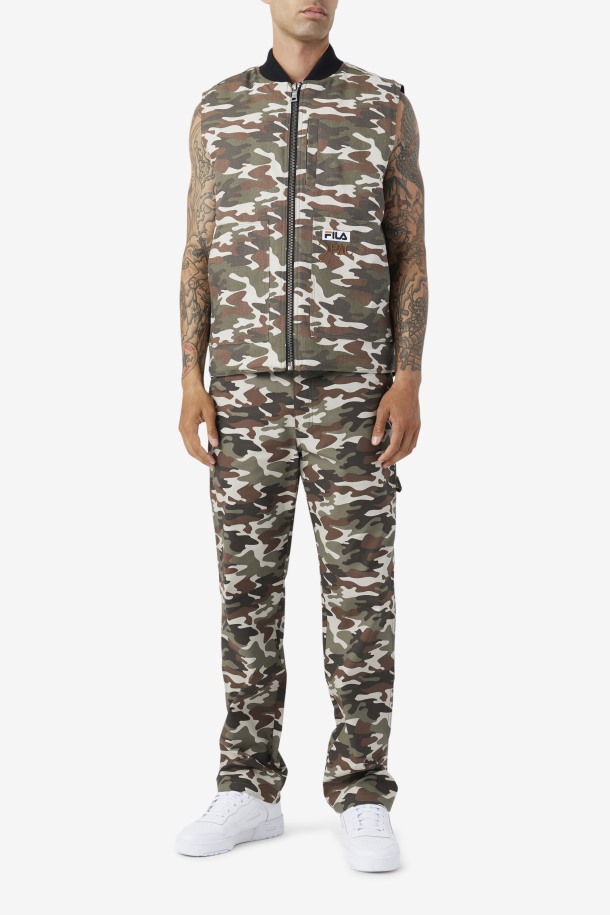 2pac Pantalón Cargo Fila Outlets Camo Print