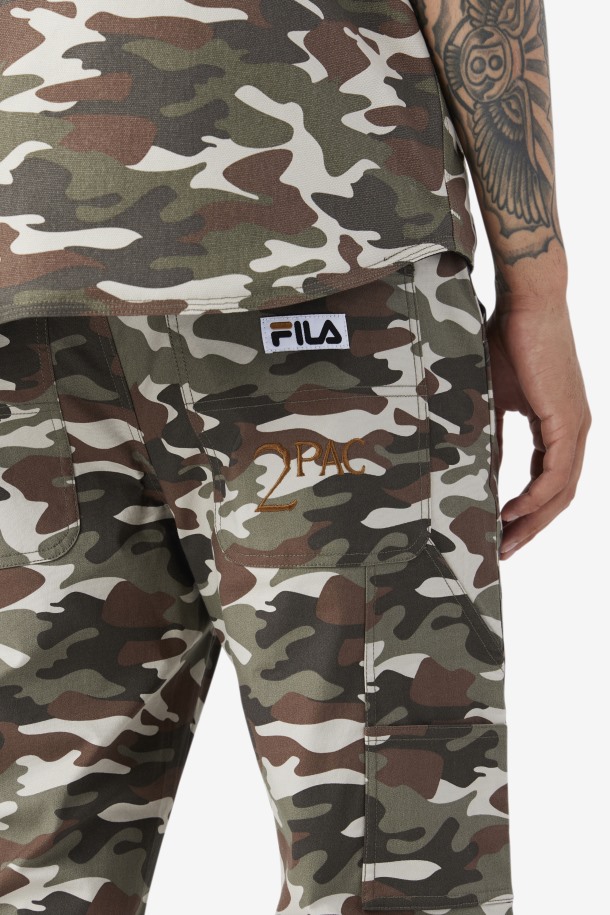 2pac Pantalón Cargo Fila Outlets Camo Print