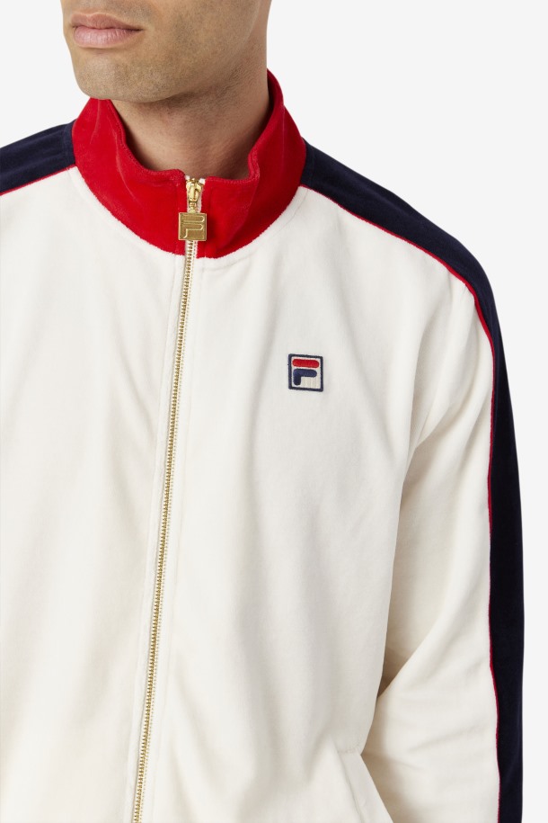Top Chaqueta Terciopelo Cola Outlets Gardenia/rojo/peacoat