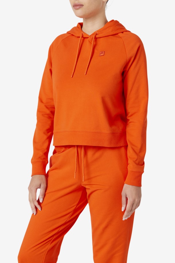 Fila Outlets Valeria Sudadera Con Capucha Orange.com