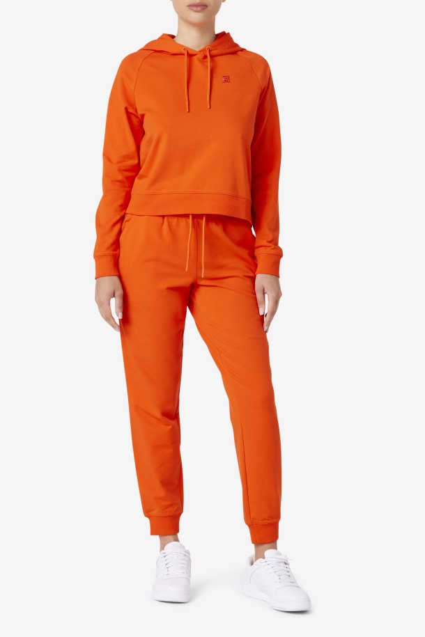 Fila Outlets Valeria Sudadera Con Capucha Orange.com