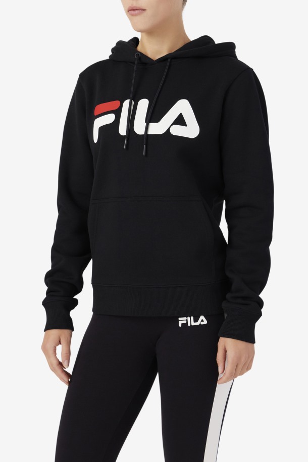 Sudadera Lucy Negro/gardenia/rojo Fila Outlet