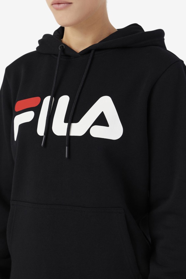 Sudadera Lucy Negro/gardenia/rojo Fila Outlet